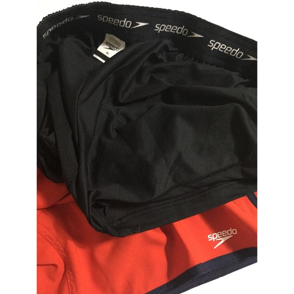 Speedo Swim Trunks Size XL NWT Red/Blue - Picture 7 of 7